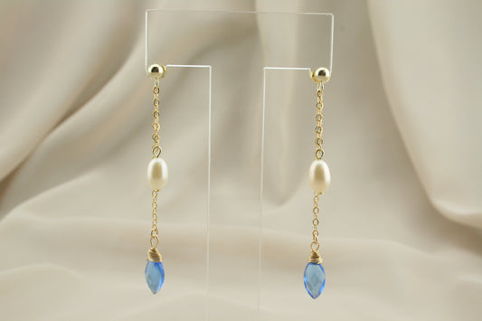 London blue pearl drop