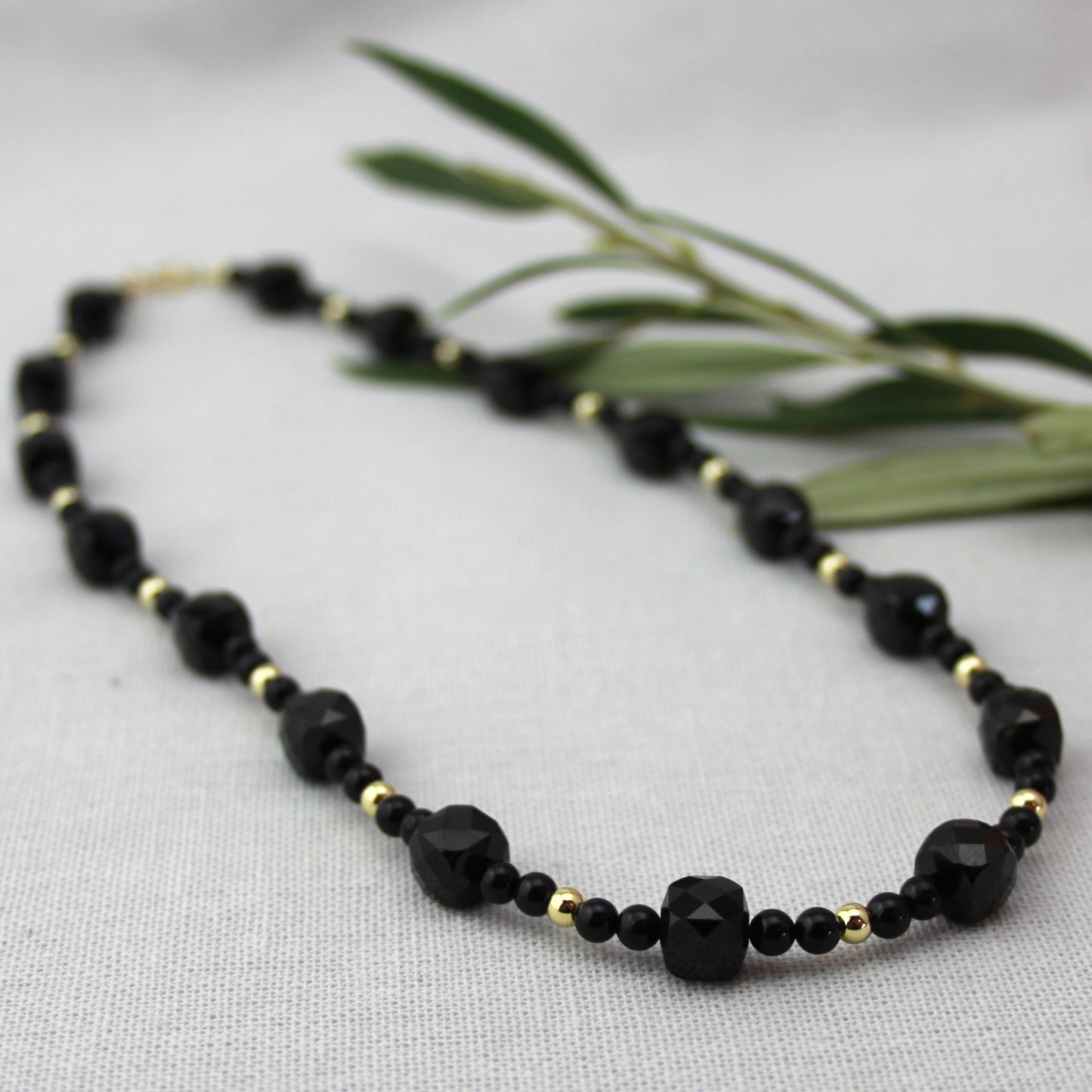 Spinel & toermalijn ketting