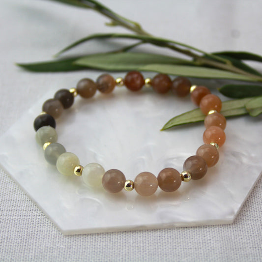 Maansteen armband
