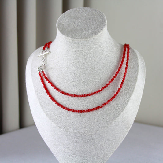 Jade ketting dubbelstreng