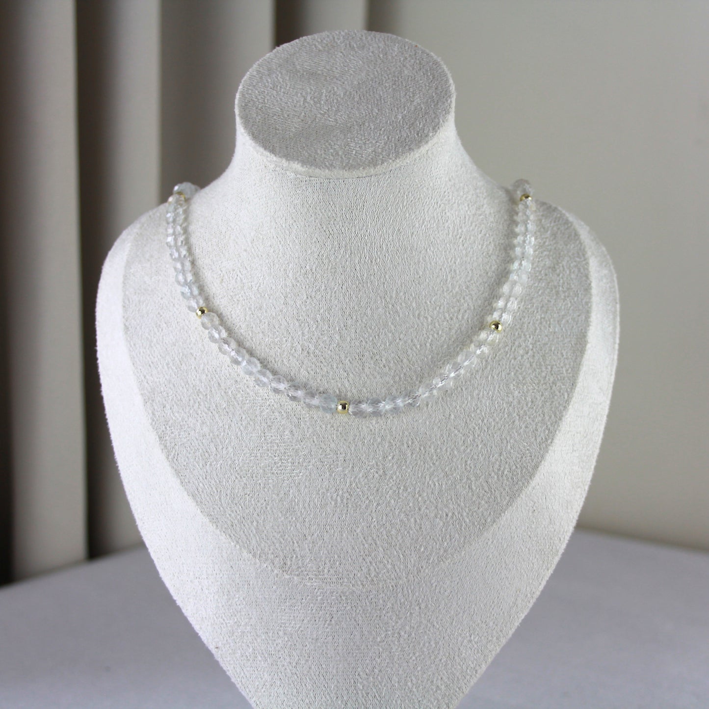 Heldere topaas collier