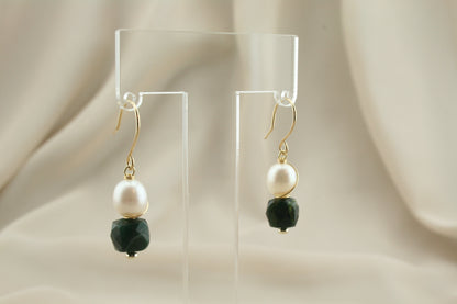 Agate arc met parel