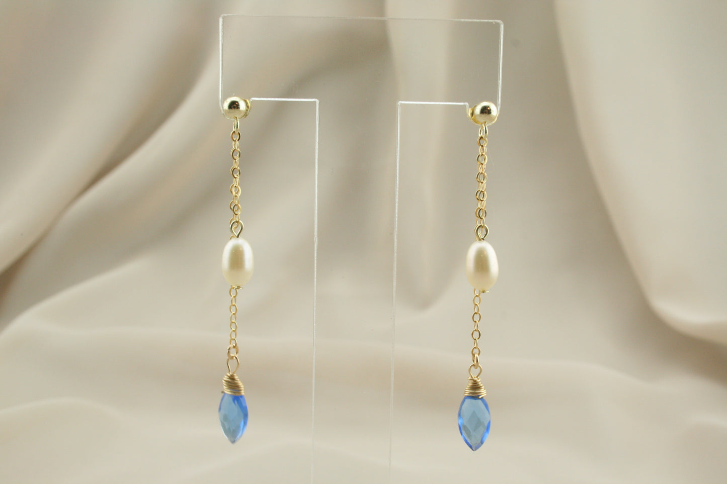 London blue pearl drop