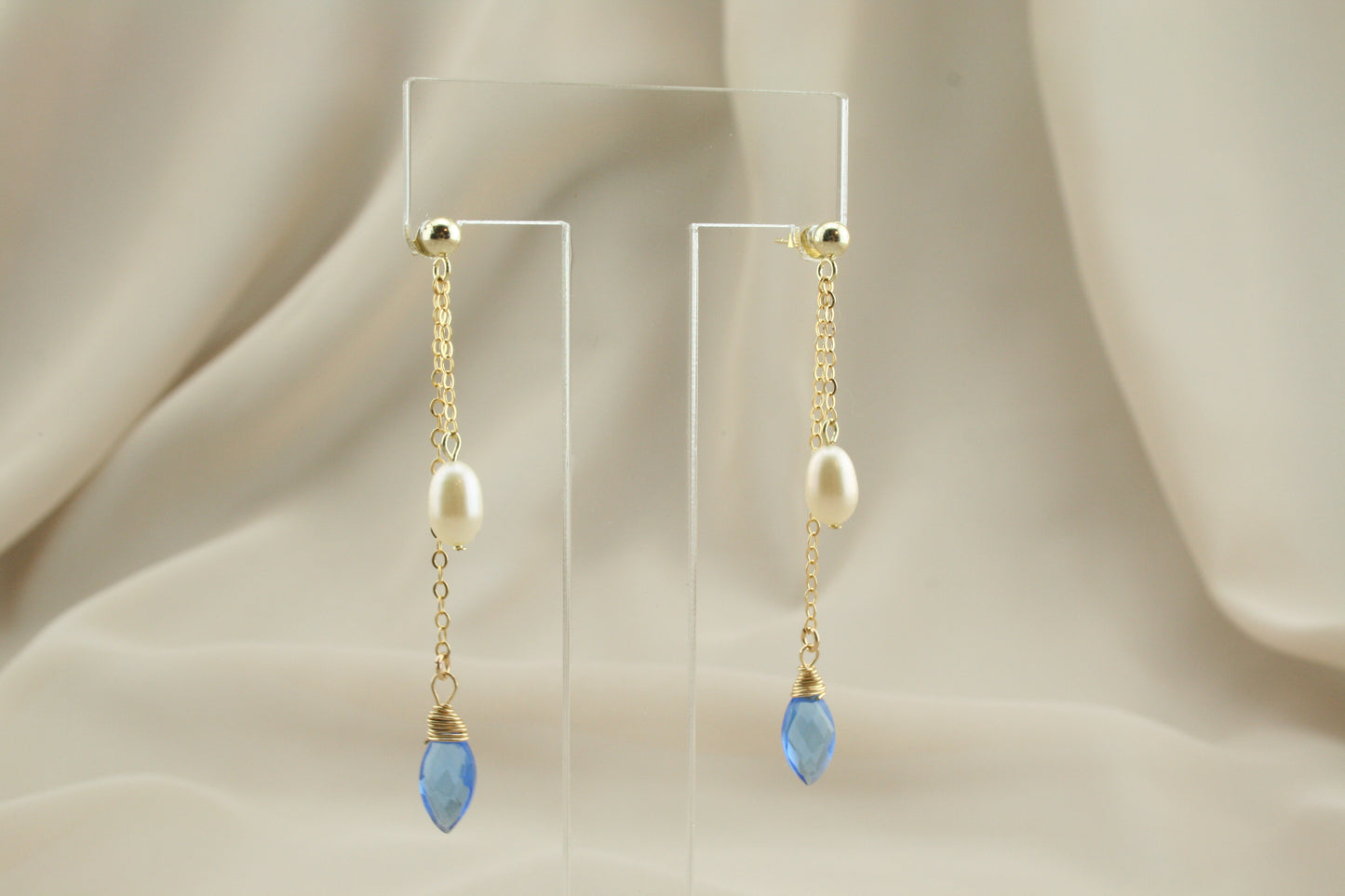 London blue pearl drop