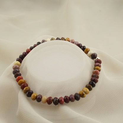 Mookaïte rondelle armband