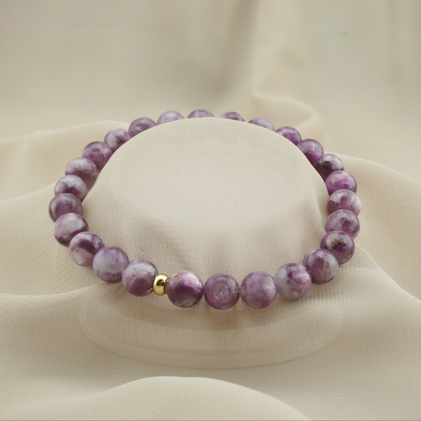 Lepidolite armband