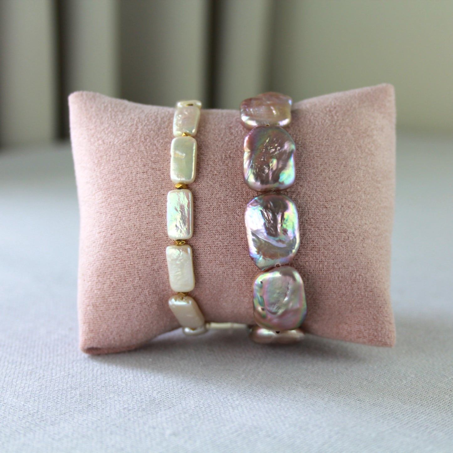 Natuurlijke zoetwaterparel armband