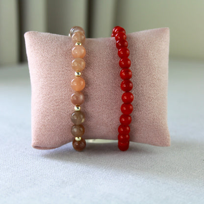 Bloedkoraal armband