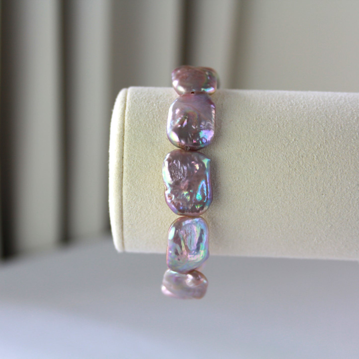 Natuurlijke zoetwaterparel armband