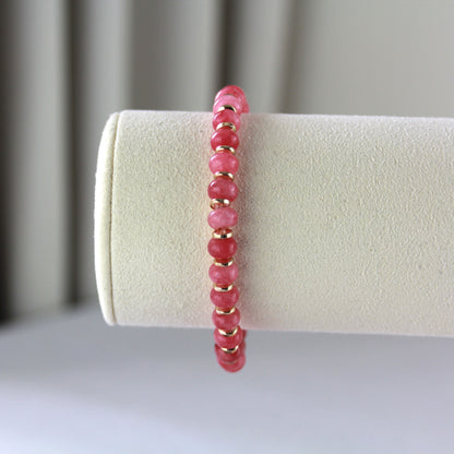 Aardbeienkwarts armband
