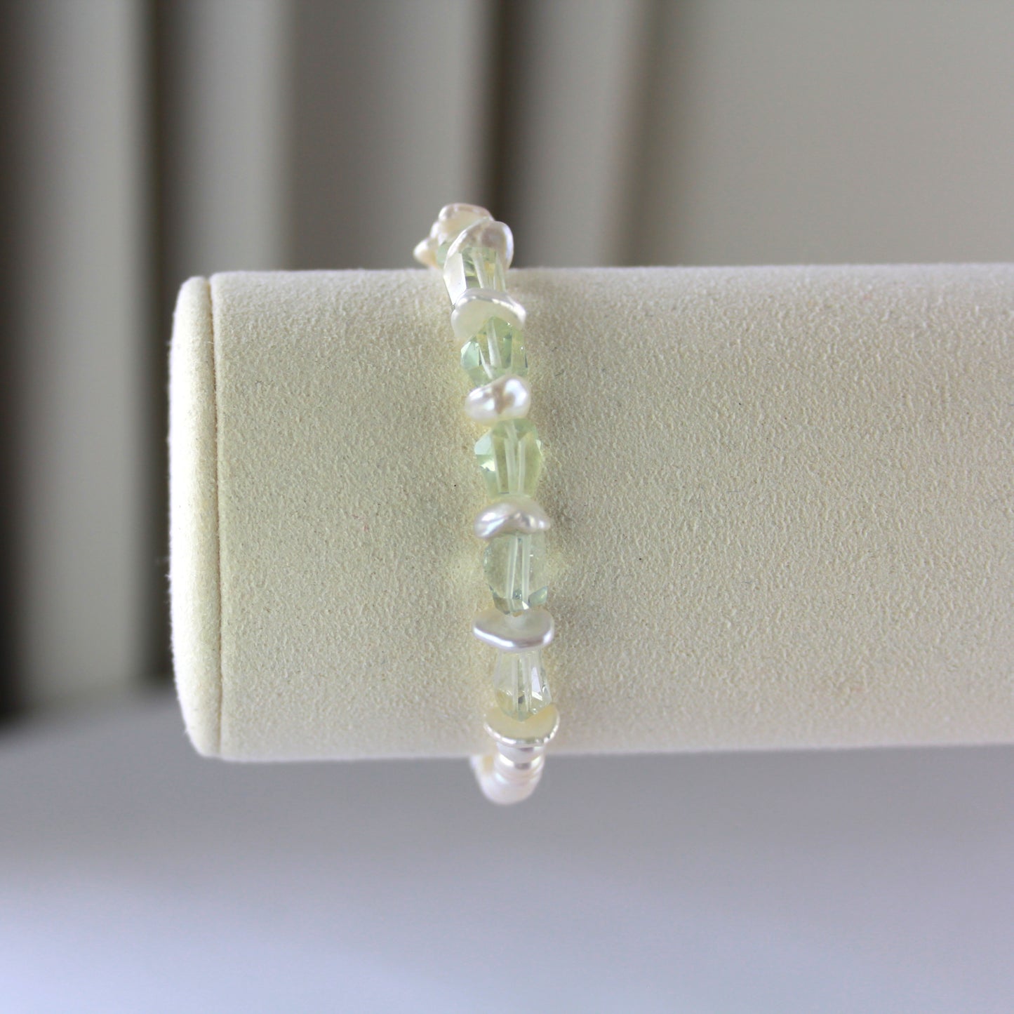 Groene amethist armband