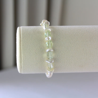 Groene amethist armband
