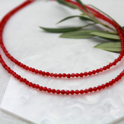 Jade ketting dubbelstreng