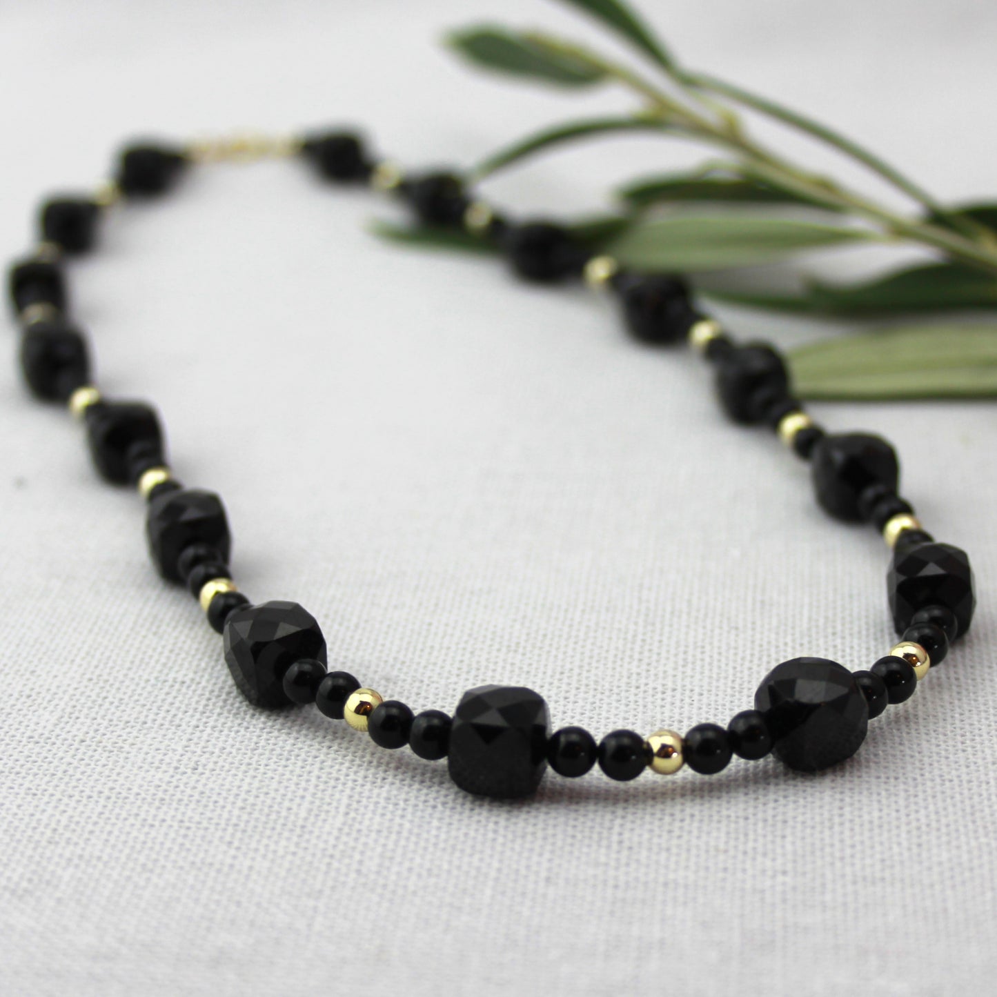 Spinel & toermalijn ketting