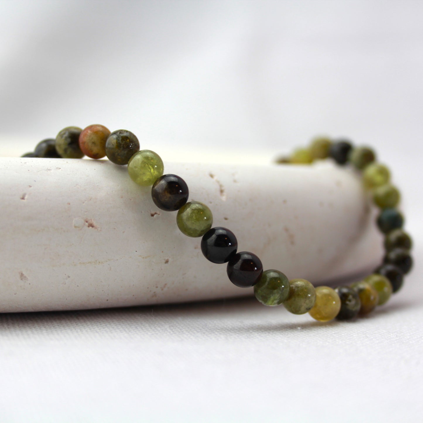 Groen agaat ketting