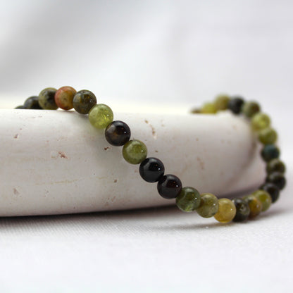 Groen agaat ketting