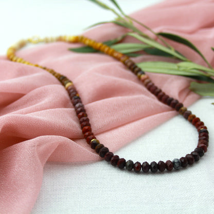 Mookaïte ombre ketting
