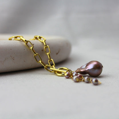 Schakelketting met parelhanger