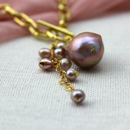 Schakelketting met parelhanger