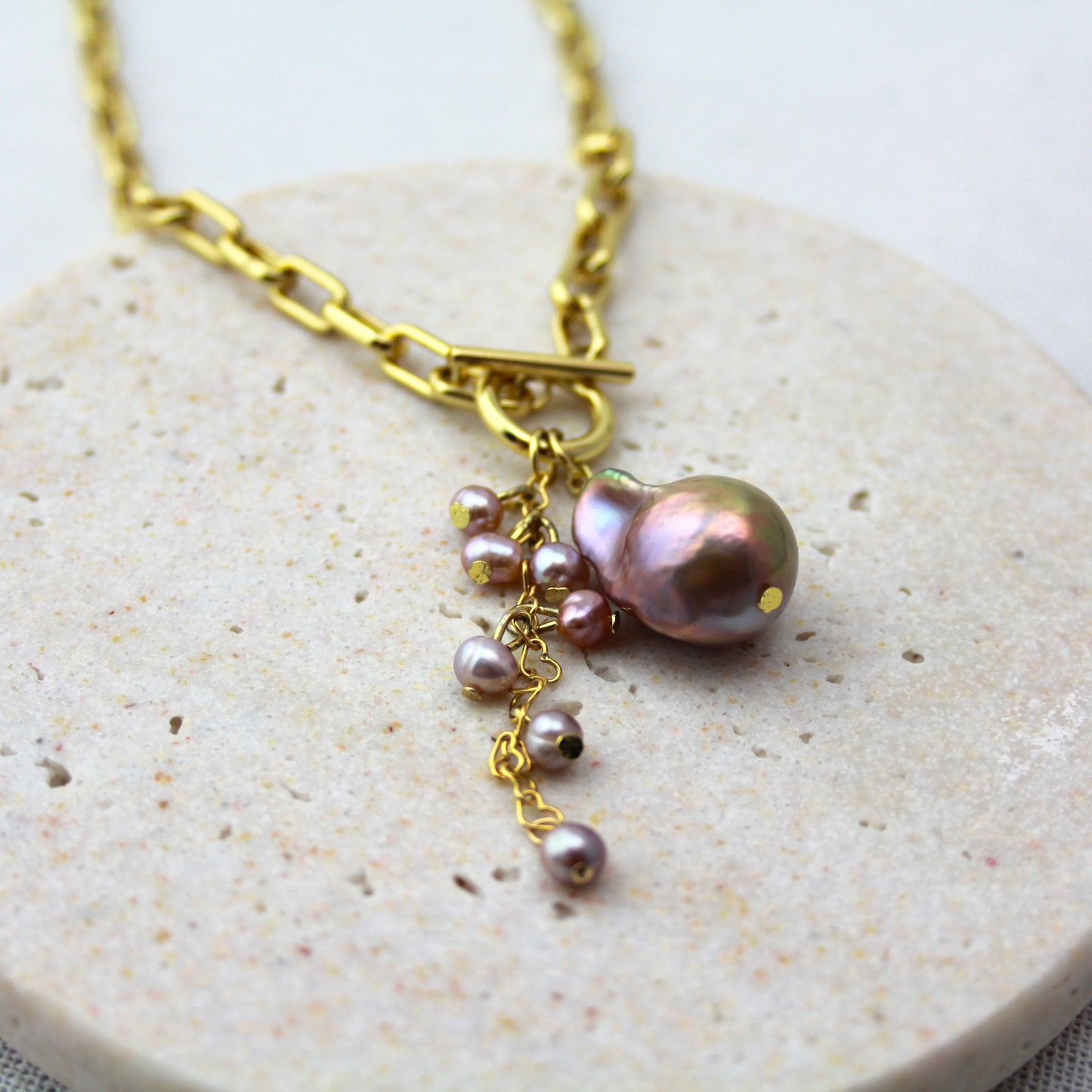 Schakelketting met parelhanger