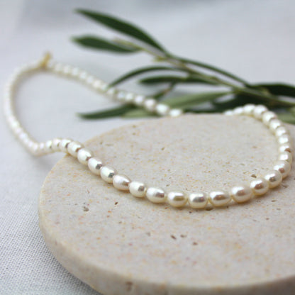 Rijstparel ketting