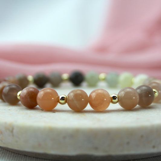 Maansteen armband