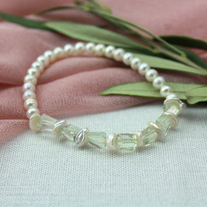 Groene amethist armband