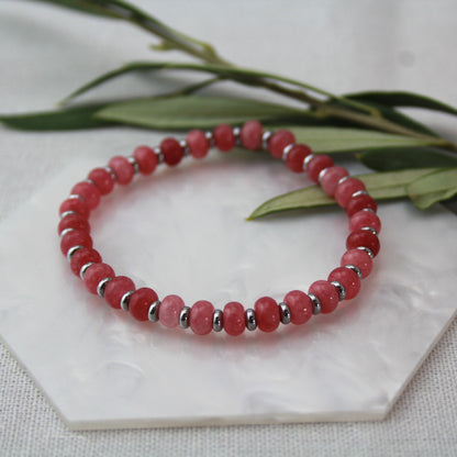Aardbeienkwarts armband