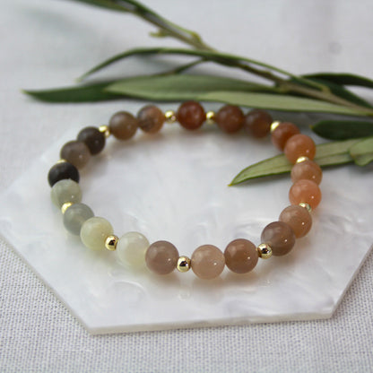 Maansteen armband
