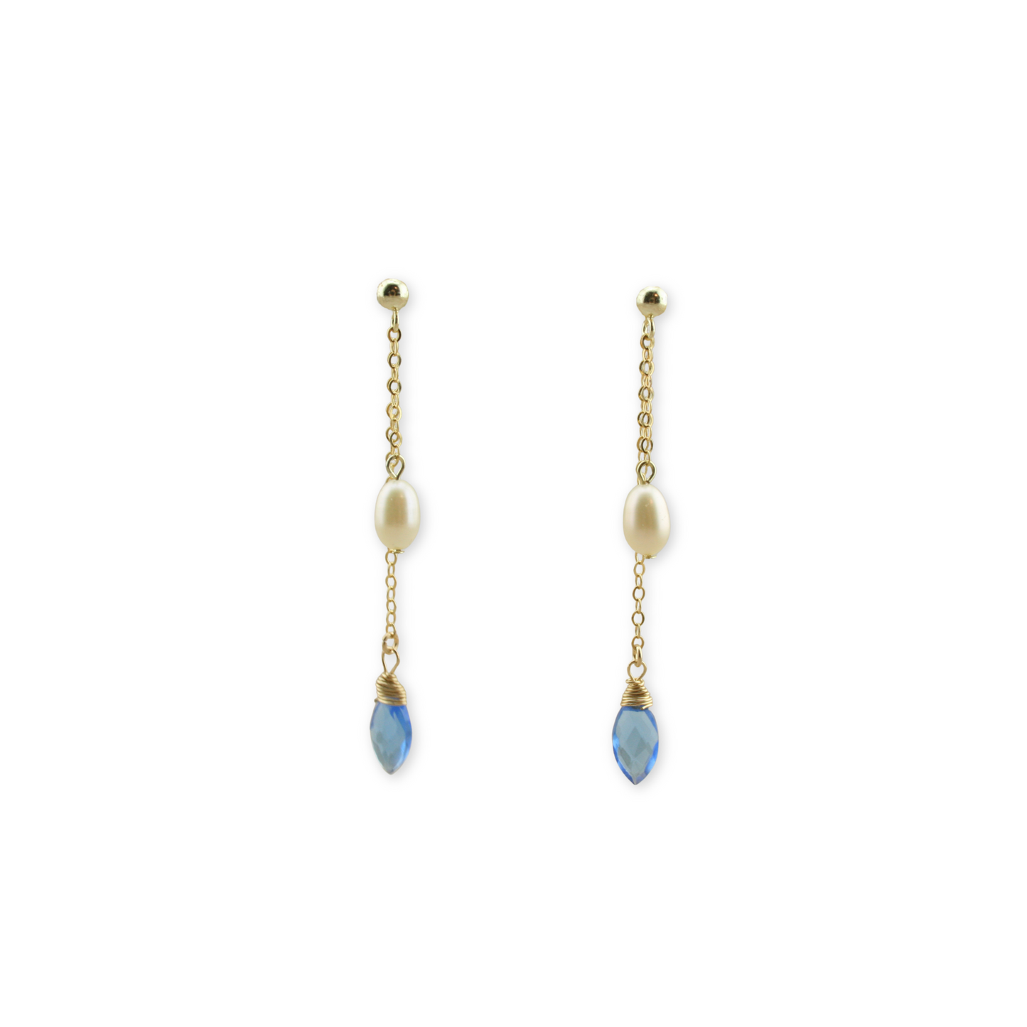 London blue pearl drop