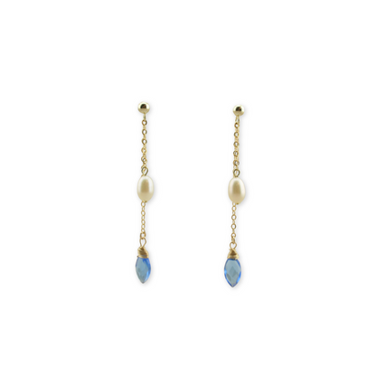 London blue pearl drop