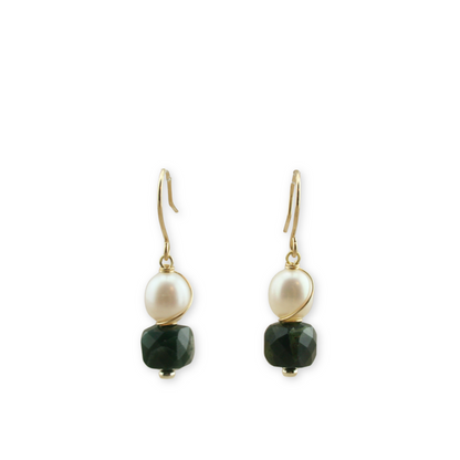 Agate arc met parel